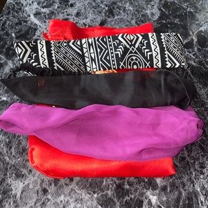 Bundle of 3 silky headbands, all new never worn.